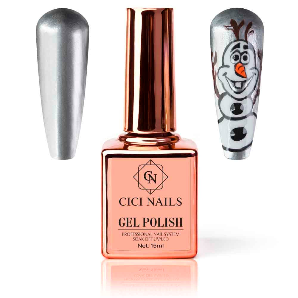 Gel polish Chrome Silver 15ml