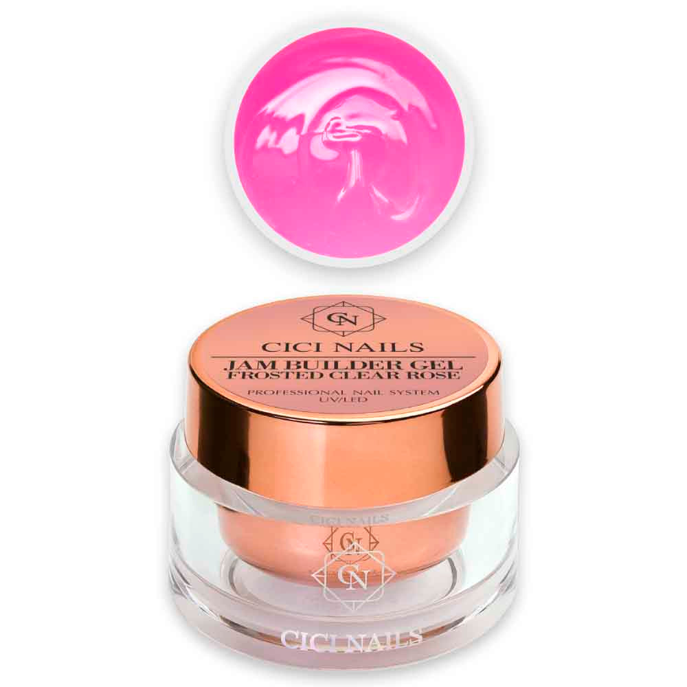 Jam Frosted clear rose