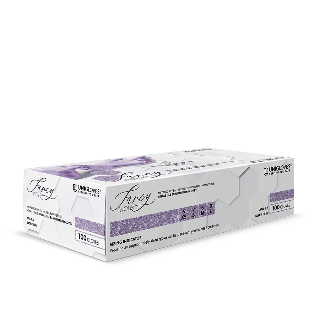Fancy Violet Handschuhe Größe L