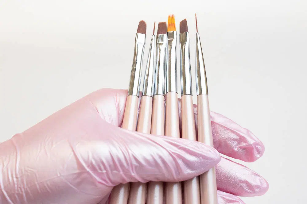 Nail brush French (wooden handle)