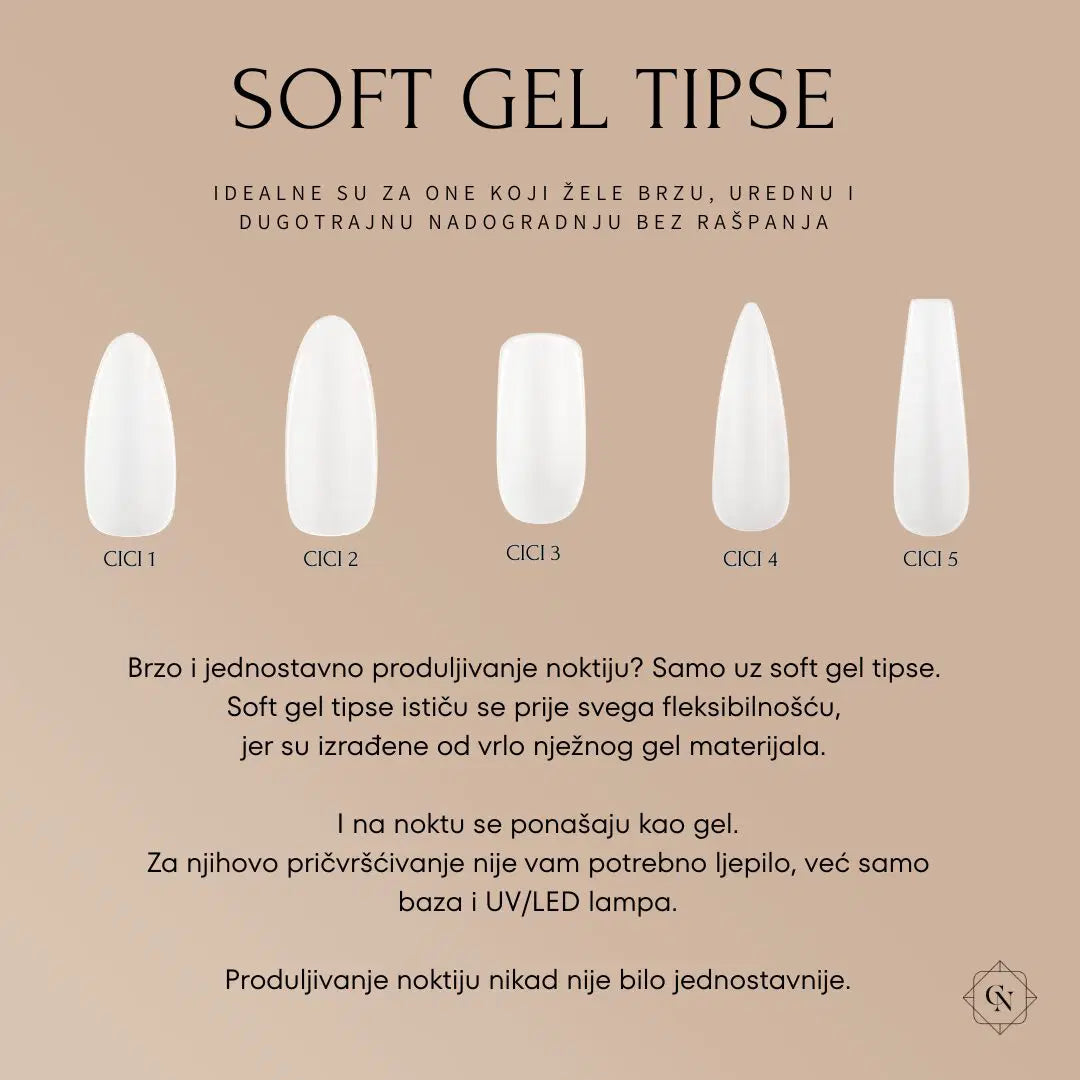 Soft gel tips CICI 1