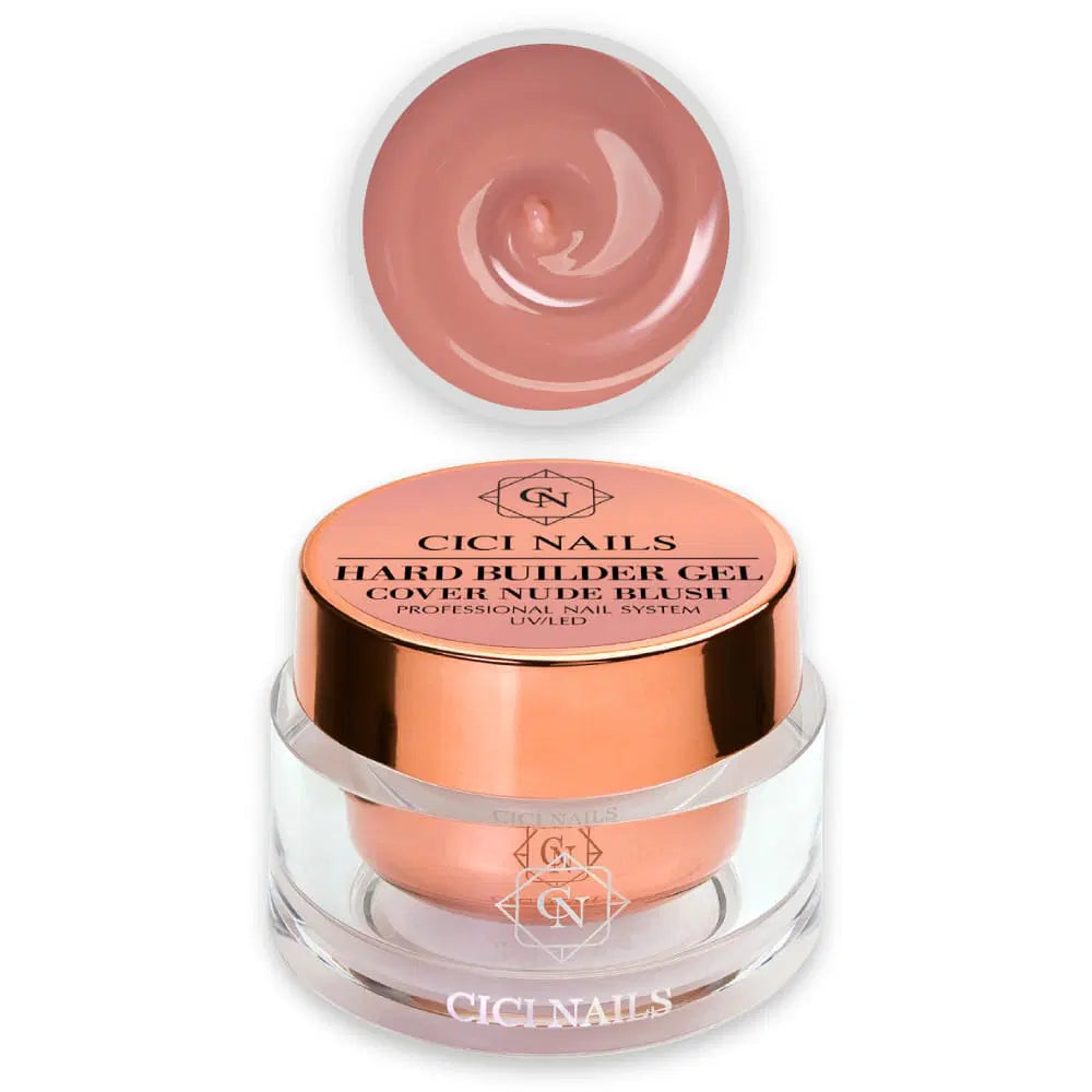 HARD COVER NUDE BLUSH – Aufbaugel für einen perfekten Apex und einen natürlichen Nude-Effekt