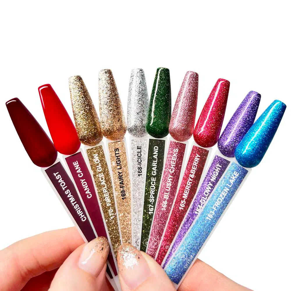 167 – Spruce Garland 15 ml Grüner Nagellack mit schimmerndem Glanz