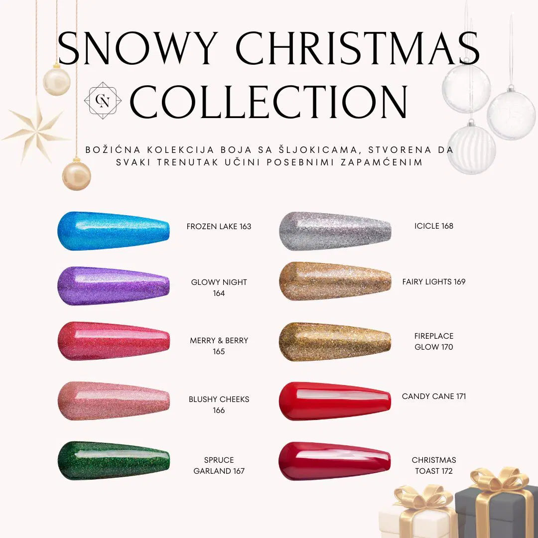 167 – Spruce Garland 15 ml Grüner Nagellack mit schimmerndem Glanz