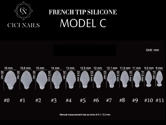 French tip silicone – MODEL C