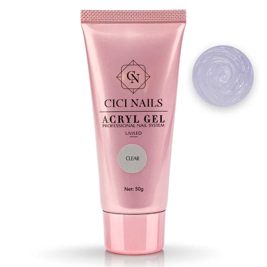 Acry Gel Clear HEMA-frei 50 g – Professionelles Gel für Nagelverlängerung und -verstärkung