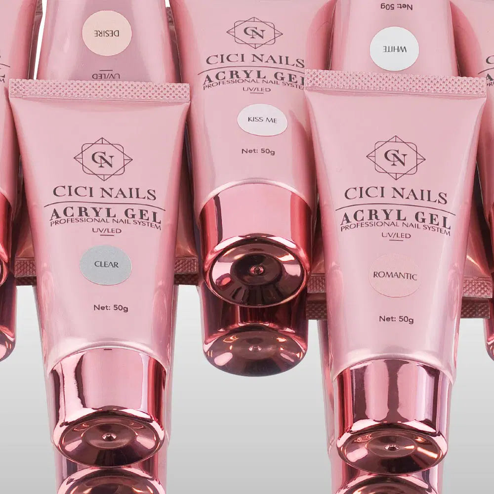 Acry Gel Weiß HEMA-frei 50 g – milchig-weißer Acrylgel