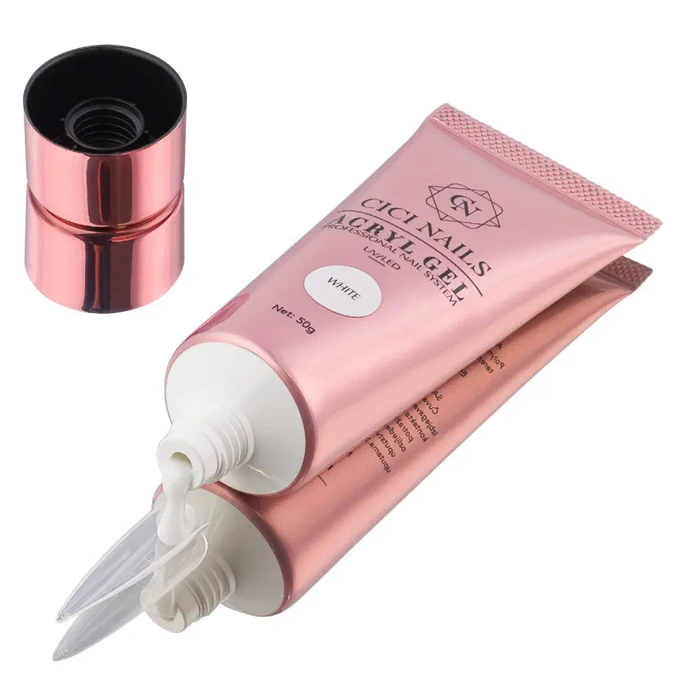 Acry Gel Weiß HEMA-frei 50 g – milchig-weißer Acrylgel