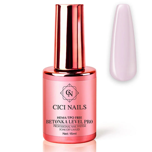 Betonka Level Pro Cotton Pink 15 ml – Zarter milchig-rosafarbener Farbton