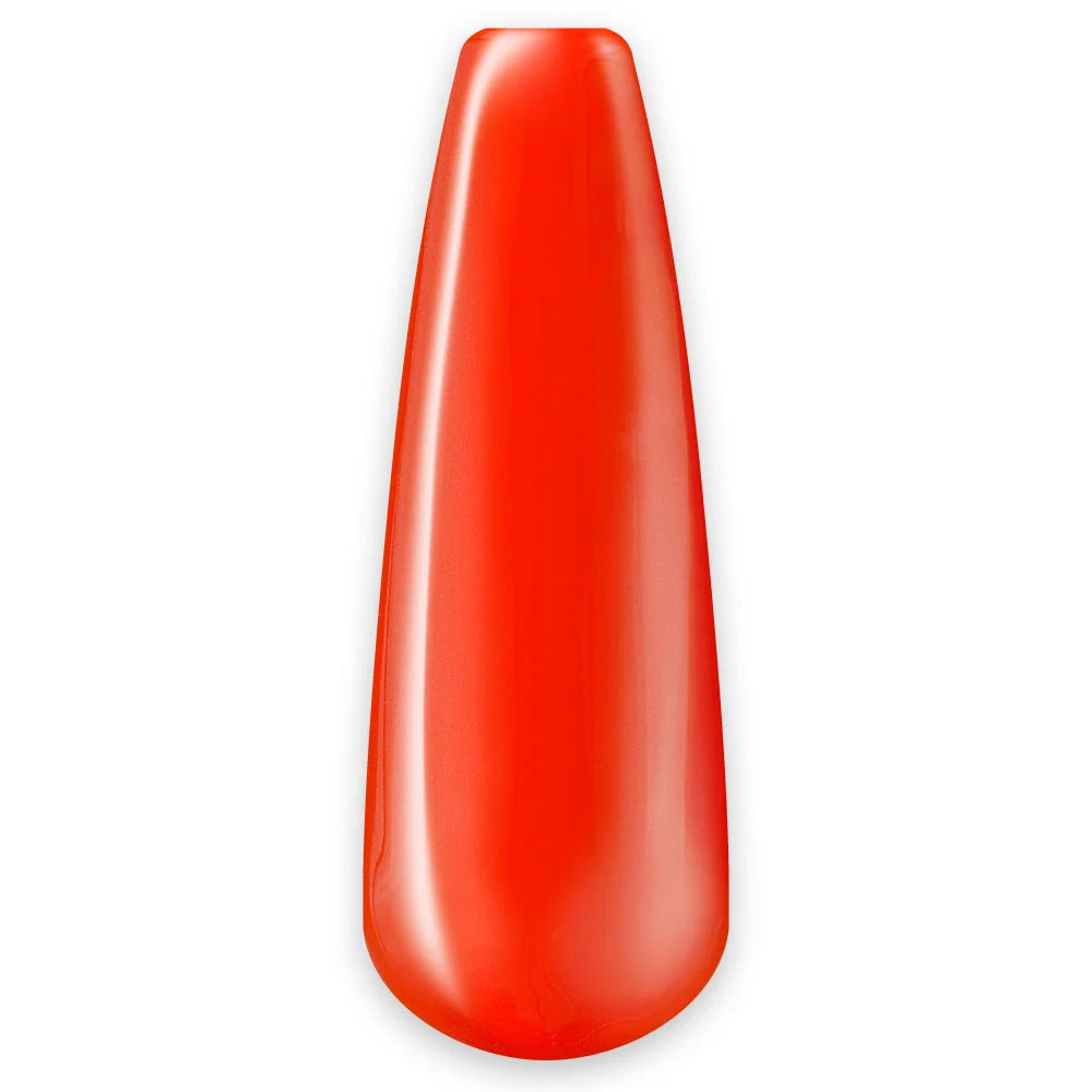 Hot Girl 8 ml – Neon korallrot-oranger Gel-Lack mit Sunset-Glow