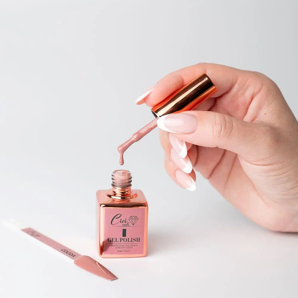 Cocoa 15 ml – Gel-Lack in einem satten schokoladenbraunen Farbton