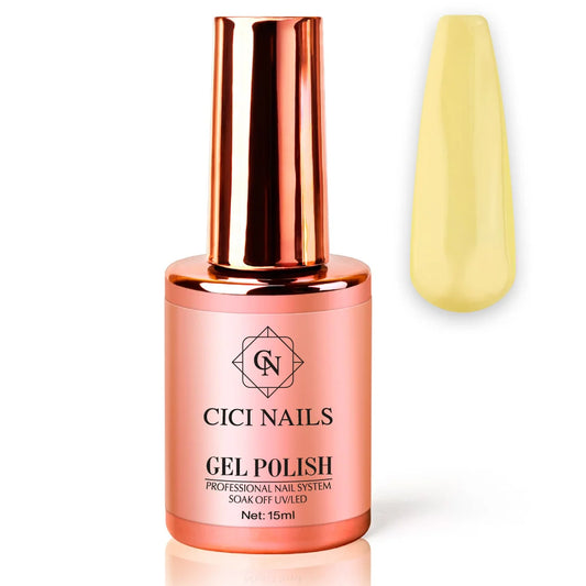 252 – Melted Butter 15 ml – Cremig-gelber UV-/LED-Nagellack