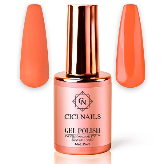 80 – Mango Tango 8 ml – Neonfarbener UV-/LED-Nagellack in Mango-Orange