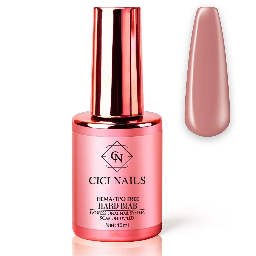 Hard BIAB Nude Bloom – Aufbau-Gel-Lack für langanhaltende Nude-Nägel