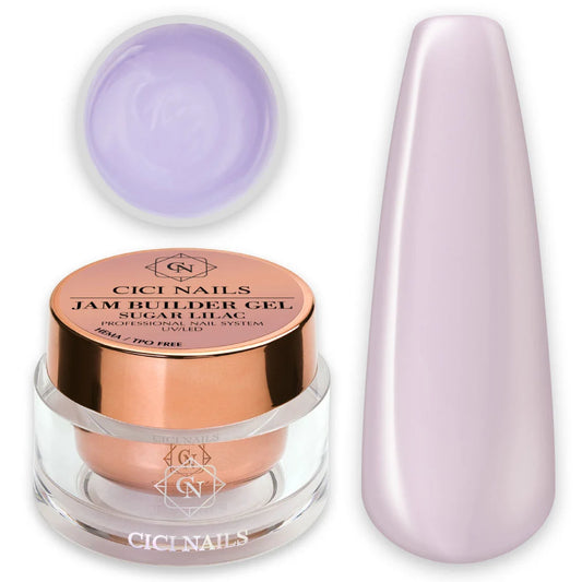 JAM SUGAR LILAC – Fliederfarbenes Builder Gel mit milchigem Finish