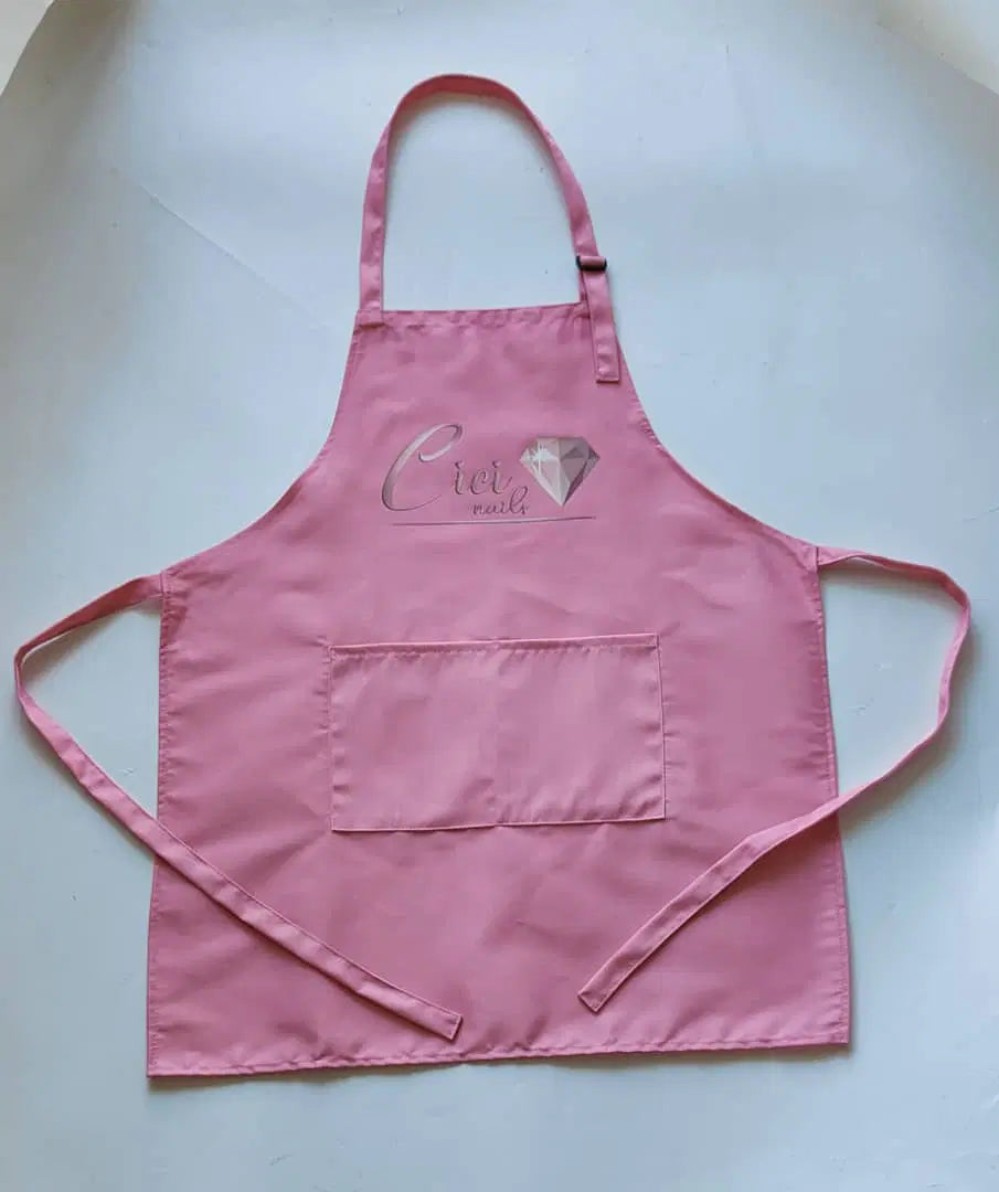 Kosmetikschürze in Rosa