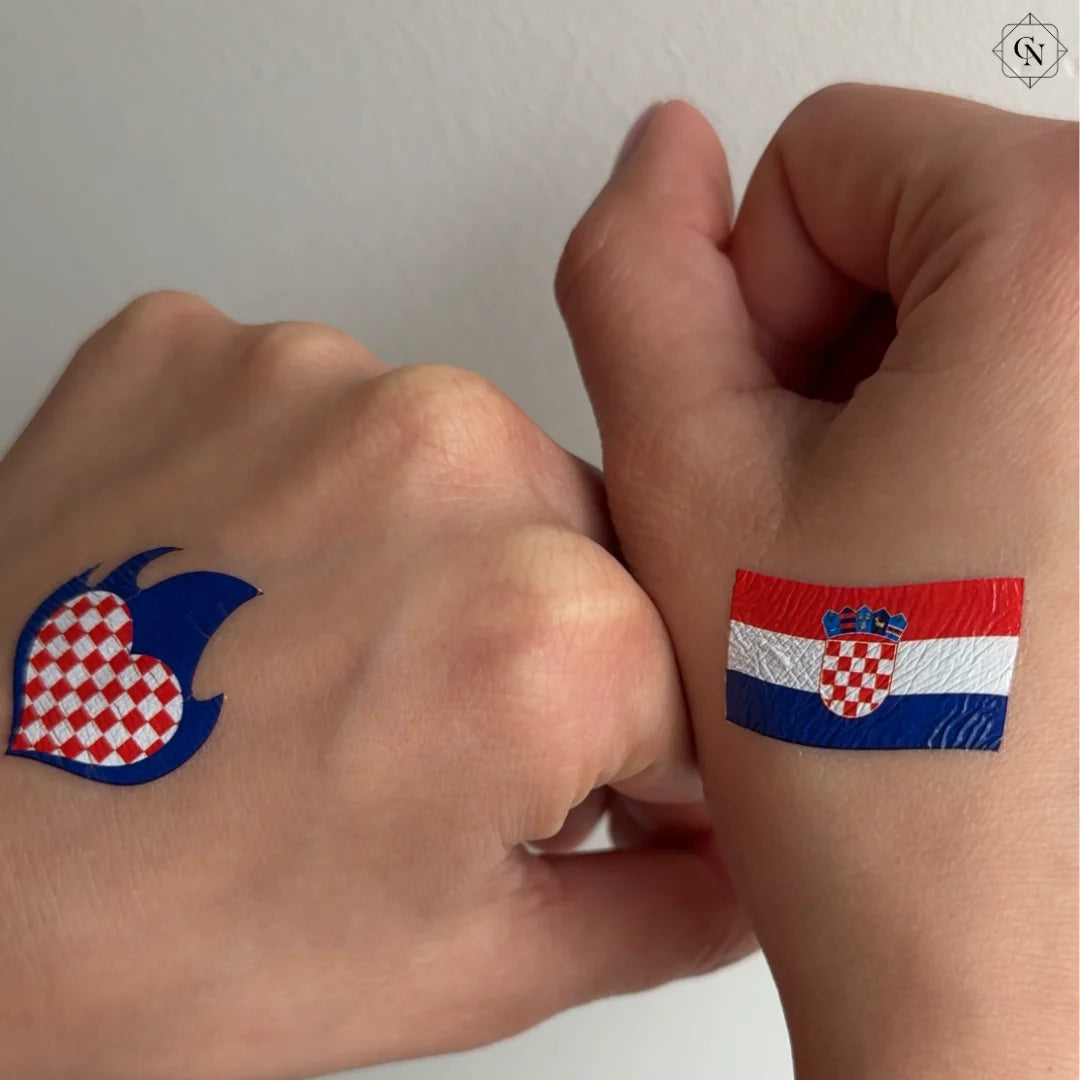 Vatreno srce – Fan-Tattoos Kroatien