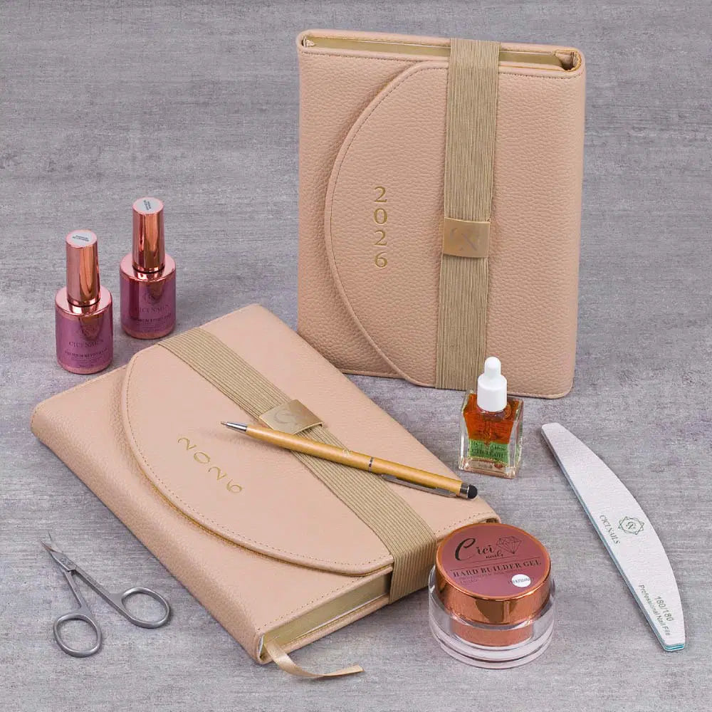 Cici Nails Planer Beige 2026 – Eleganz und Organisation in einem